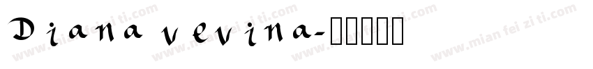 Diana vevina字体转换